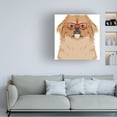 thumbnail image 3 of Furbaby Affiliates 'Pekingese Wearing Hipster Glasses' Canvas Art, 3 of 3
