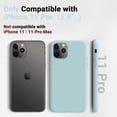 thumbnail image 6 of Compatible with iPhone 11 Pro Case, [Upgrade Military Shockproof] Liquid Silicone Case with [Soft Anti-Scratch Microfiber Lining] Phone Case for iPhone 11 Pro, 5.8 inch, Mint Green, 6 of 14