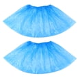 thumbnail image 1 of MasteelfCA Balacoo 100pcs Disposable Plastic Shoe Covers Carpet Cleaning Overshoes (Blue), 1 of 7