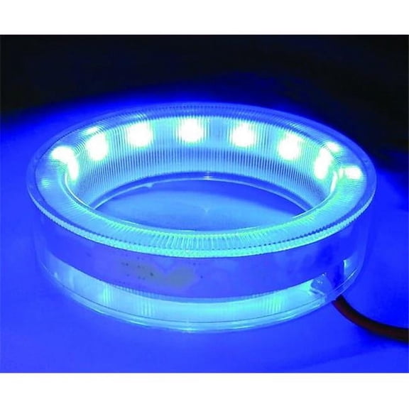 T-H Marine Supplies LED-CHI-B-DP LED Cup Holder Internal Insert, Blue
