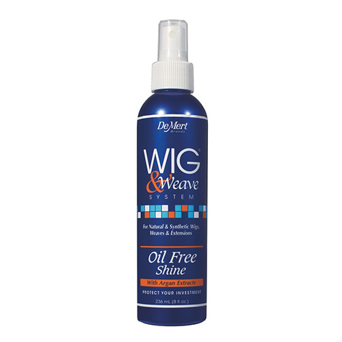 demert wig & weave oil free shine natural and synthetic hair, 8 ounce