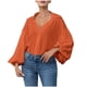 thumbnail image 3 of Sudadera para mujer,Blusa informal de manga larga con cuello en V para mujer, cuello redondo, poliéster suave, ideal para el hogar o el trabajo, sopatenor, 3 of 8