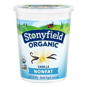 Stonyfield Organic Nonfat Yogurt, Vanilla, 32 oz.