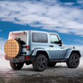 thumbnail image 3 of Balery Dachshund Dog Puppy Tire Covers - Tough Tire Wheel Protector for Truck, SUV, Trailer, Camper, RV -16 inch, 3 of 8