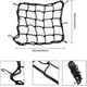 thumbnail image 2 of Elastic Luggage Net (40 x 40cm) and 60cm Elastic Luggage Strap with Hooks for Bike Motorcycle Fixing Helmet Luggage Briefcase Carrying Net Bag (Black), 2 of 4