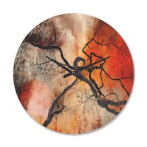 Designart 'Perfume Bottle' Modern Wood Wall Clock