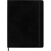Moleskine Classic Notebook, Soft Cover, XL (7.5" x 9.5") Ruled/Lined, Black, 192 Pages