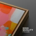 thumbnail image 5 of IDEA4WALL Framed Canvas Print Wall Art Set of 3 Colorful Abstract Prints Minimalist Rainbow Vividness Pastels Modern Wall Art Preppy Room Artwork Boho for Home Decor - Natural 24"x36"x3, 5 of 5