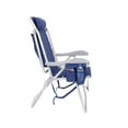 thumbnail image 5 of Ultimate 17 inch High Seat Aluminum Tall Backpack Beach Chair for Adults Heavy Duty | Lay Flat, 5 Reclining Positions | Removable Insulated Cooler Pouch | 300 lbs Weight Capacity, 5 of 9