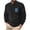 #237-Black, variant on Men's Long Sleeve Pullover Hoodie Sweatshirt Solid Color Embroidered Patch Crewneck Casual Soft Comfort Essential Top Gifts for Father White 3X