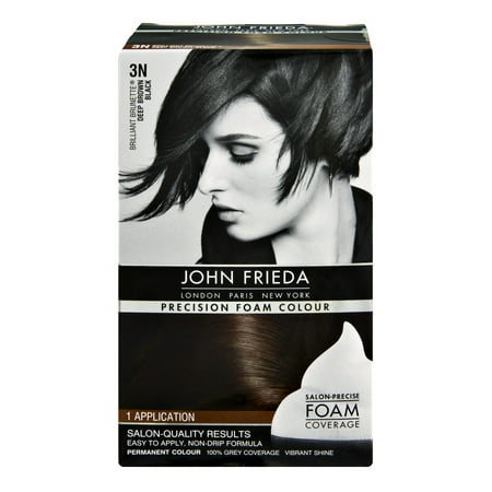 John Frieda Precision Foam Colour Brilliant Brunette 3n Deep Brown John Frieda Precision Foam Colour Brilliant Brunette 3n Deep Brown Black Permanent 1 0