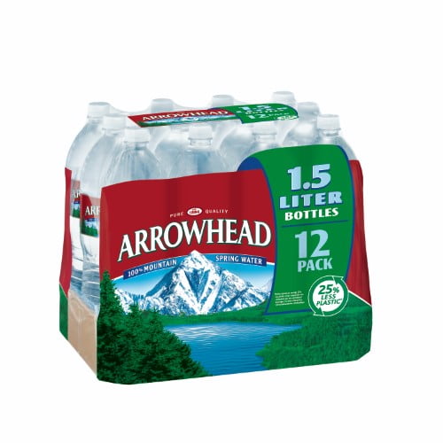 Arrowhead Mountain Spring Water, 50.7 Fl Oz, 12 Count by Nestle Waters North America