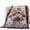 Blue, variant on Independence Day Quilted Comforters Cooling Blanket Oversized King Size, Red Blue USA Flag Penang Flower Stars Linen Texture Cold Comfort for Hot Sleepers Air Conditioning Quilt Blanket for Bed