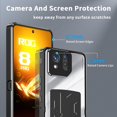 thumbnail image 7 of LHNUNP Magnetic Phone Case for Asus ROG Phone 8 Pro, Matte Back with Aluminum Alloy Frame, Graphene Cooling Technology, Shockproof Slim Protective Cover, Black, 7 of 7