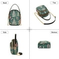thumbnail image 3 of FORMRS Crossbody Bag for Women Quilted Travel Shoulder Cell Phone Purse with Chain Strap Handbag, Red Christmas Gingerbread, 3 of 7