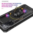 thumbnail image 5 of for Samsung Galaxy S20 FE Case, Samsung S20 FE Case with HD Screen Protector, [Military Grade 16ft. Drop Tested] Ring Shockproof Protective Phone Case for Samsung Galaxy S20 FE,Black, 5 of 7