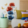 thumbnail image 6 of Cheapark Painted Flowers Wall Stickers for Bedroom Living Room Home Beautification Decoration, 6 of 7