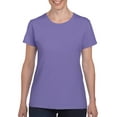 thumbnail image 1 of Gildan Ladies Heavy Cotton T-Shirt, S, Violet, 1 of 3