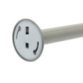 thumbnail image 5 of Mainstays Adjustable Wall-Mount Metal Shower Curtain Rod, 41" - 72", Need to Drill, Nickel, 5 of 10