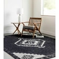thumbnail image 4 of Hauteloom Siraway Wool Living Room, Bedroom Area Rug - Farmhouse - Black, Peach - 10' x 14', 4 of 6