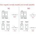 thumbnail image 2 of y 10pcs RC-33 NC Recessed Wired Door Contact Sensor Alarm Magnetic Reed Switch, 2 of 5
