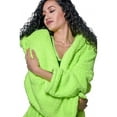 thumbnail image 3 of Lay-z Chic Women's Sherpa Robe Cute Sleepwear Cozy Fluffy Pajama 1 PC Pj Soft Cute PJ's, 3 of 6