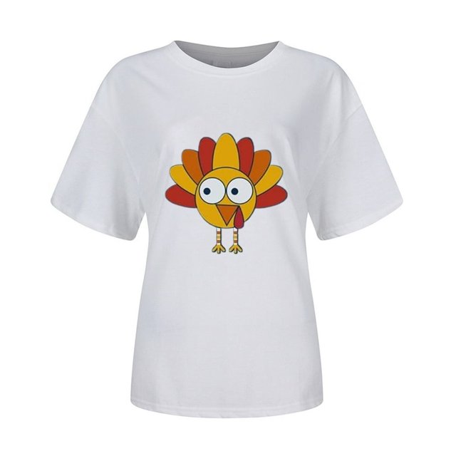 PENGXIANG T-Shirt à Manches Courtes avec Imprimé Animal Mignon pour Femmes T-Shirt à Manches Courtes