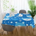 thumbnail image 3 of Yayeee Tablecloths 60" x 60" Rectangle Wrinkle Resistant Party Table Cover, Blue Bears, 3 of 8