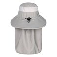 thumbnail image 2 of Men Women Outdoor Sports Quick Dry Fishing Flap Caps Wide Brim Sunshade Bucket Cap Sportswear, 2 of 6