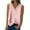 Pink, variant on asdoklhq 2026 Summer Fall Womens Tops under $5 Womens Summer Fashion Solid Imitation Tops Shirt Casual V-Neck Sleeveless Blouse Tee Vest Black L