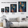 thumbnail image 3 of Artery8 Cat Lover Colourful Abstract Psychedelic Painting For Living Room Large Wall Art Poster Print Thick Paper 18X24 Inch, 3 of 5