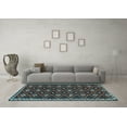 thumbnail image 3 of Ahgly Company Indoor Rectangle Persian Light Blue Traditional Area Rugs, 2' x 4', 3 of 4
