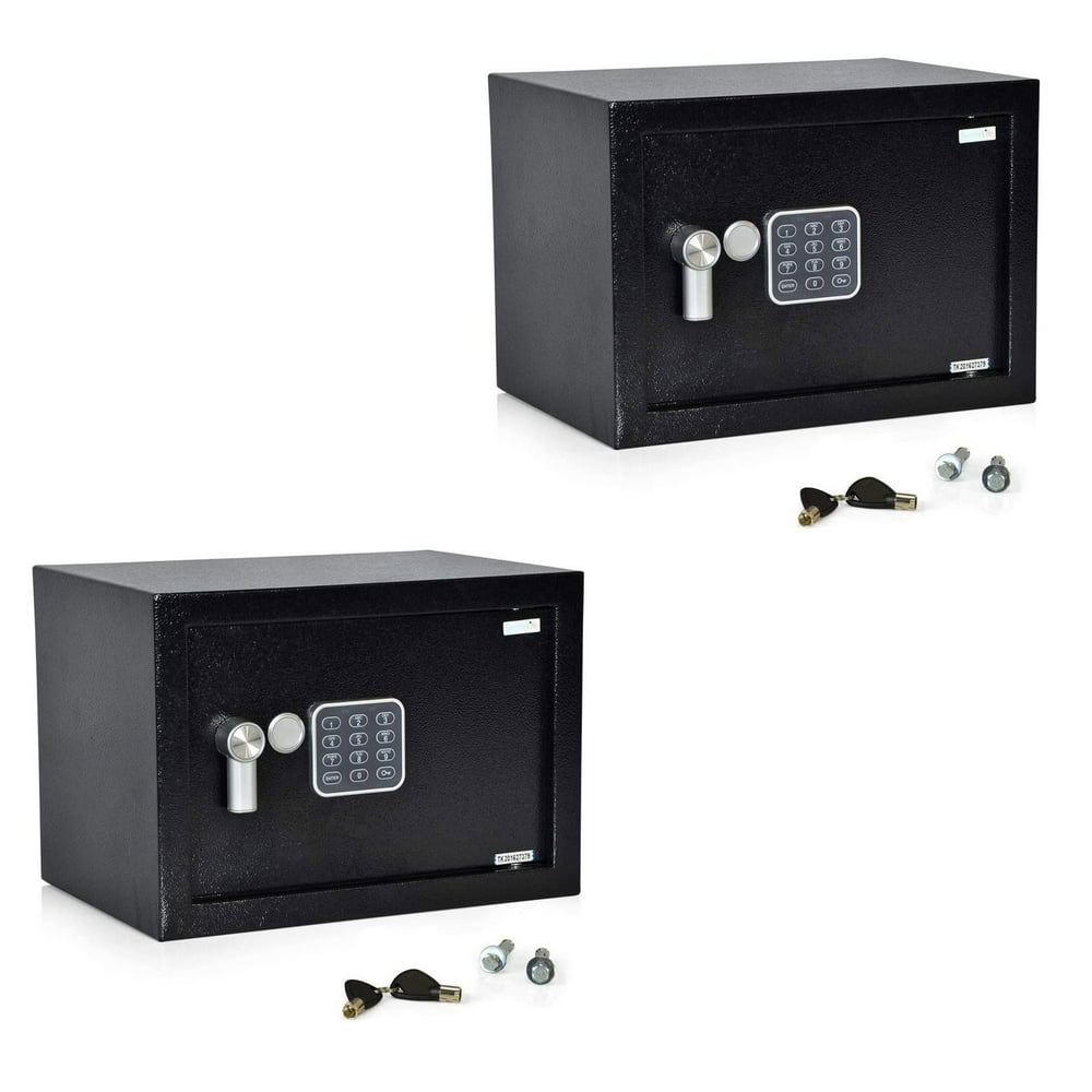 SereneLife Fireproof Electronic Digital Combination Safe Box with Keys
