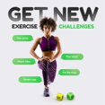 thumbnail image 2 of Dados de ejercicio Skywin Fun Workout para entrenamiento individual o grupal Foam Fitness, 2 of 7