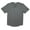 Dark grey, variant on Mens Soft Pima Cotton Elastic Sleeve Cuff Classic Henley T-Shirt
