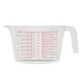 thumbnail image 2 of Openpig Plastic Measuring Cup, Plastic Clear Heat-resistant with Angled Grip and Spout Stackable Liquid Measuring Cup for Kitchen Use, 2 of 6