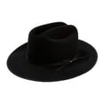 thumbnail image 2 of Stetson Open Road Royal Deluxe Black Felt Hat, 2 of 6