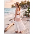 thumbnail image 3 of LAVA Women Straw Bag Crossbody Purse Beach Handmade Woven Shoulder Bag with Tassels (Beige), 3 of 8