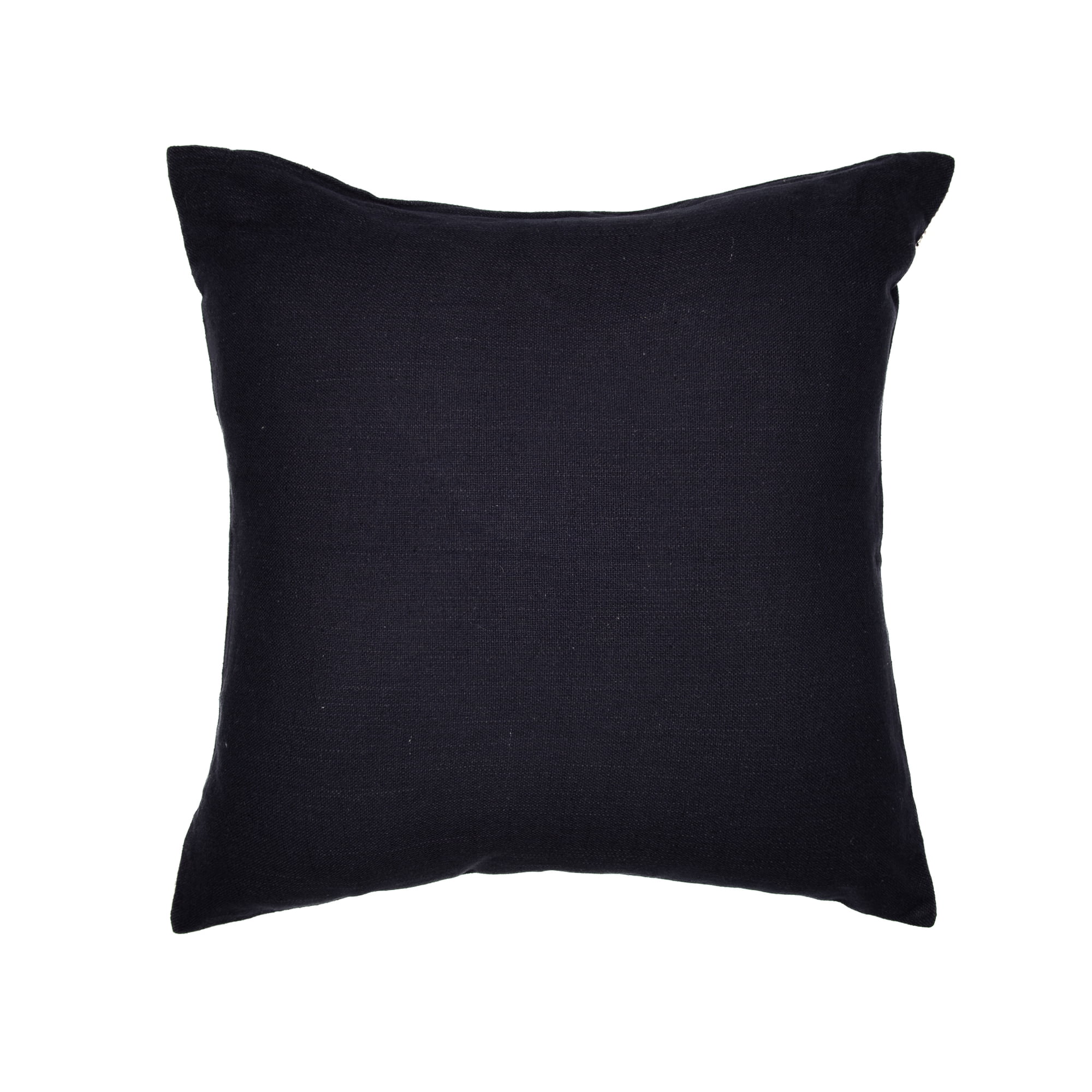 Ox Bay Stacy Garcia 20" x 20" Black/Beige Embroidered Geometric Adult Decorative Throw Pillow Cover