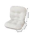 thumbnail image 2 of Sedentary Seating Cushion with Back Support for Home Dormitory Use – Thickened Pad for Lumbar Comfort Durable Polyester Non- Design Integrated Backrest, 2 of 5