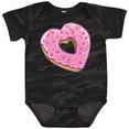 thumbnail image 3 of Inktastic Heart Shaped Donut with Pink Icing and Sprinkles Boys or Girls Baby Bodysuit, 3 of 5