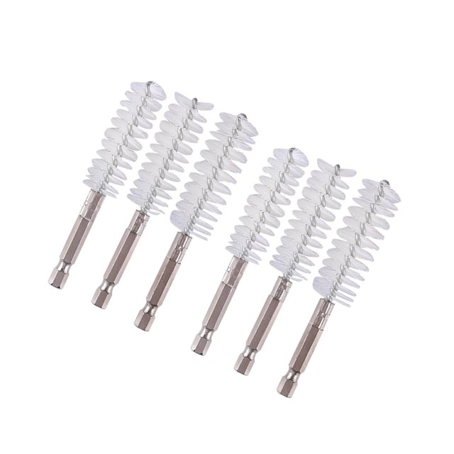 6Pcs Nylon/Stainless/Copper Brush Cleaner Tube Pipe Cleaning Nylon