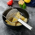 thumbnail image 3 of Double-layer Potato Masher Press Mashed Potatoes Wavy Pressure Ricer Fruit Vegetable Press Crusher Kitchen Accessories Tools (02), 3 of 7