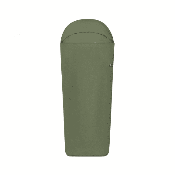 AUQ Ultralight Sleeping Bag Liner 4.5Oz, Washable Adult Travel Sheet, Compact Lightweight Sleep Sack for Camping, Backpacking, Hotel, Hostels, Skin-Friendly Sleeping Bag Liner