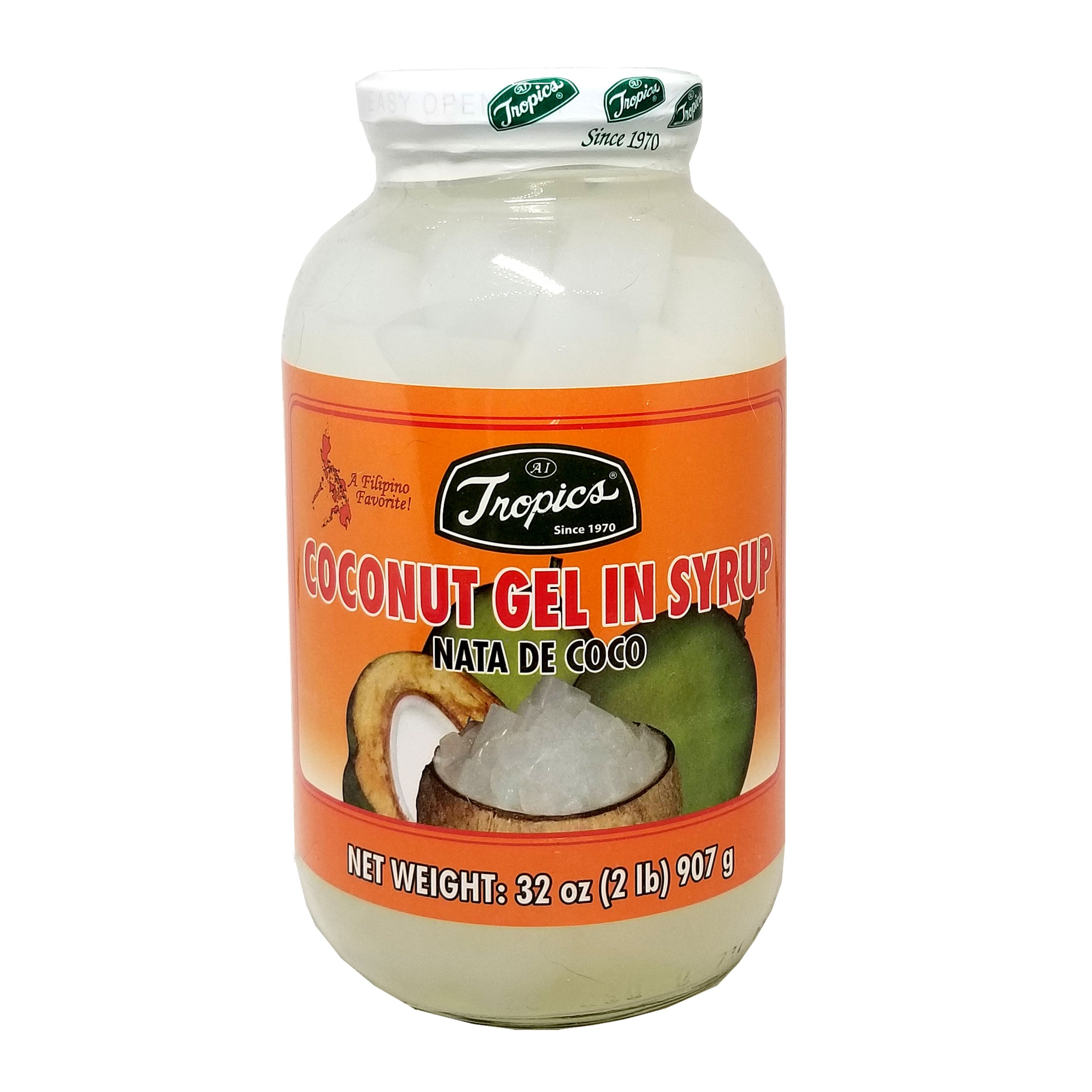 Tropics Nata De Coco Coconut Gel in Syrup 32 Oz. (907 g) - Walmart.com