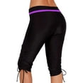 thumbnail image 4 of Womens Long Boardshort Swim Bottom High Waisted Tankini Swimwear Shorts, 4 of 5
