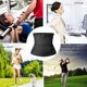 thumbnail image 5 of Entrenador de cintura para mujer, ejercicio de sauna largo, cinturón doble, ropa moldeadora de cuerpo, protección de cintura deportiva, 5 of 5