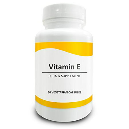 Pure Science Vitamin E (D-Alpha Tocopherol Succinate) 400 IU - Increases Antioxidant Level & Immunity, Balances Cholesterol Level, Promotes Healthy Skin & Hair - 50 Vegetarian Vitamin E