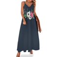 thumbnail image 1 of Vestido sin mangas con diseño de Este MacLeod y luz de verano, bonito vestido elegante, 1 of 7