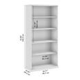thumbnail image 2 of Studio C Tall 5 Shelf Bookcase in Natural Elm - Engineered Wood, 2 of 7